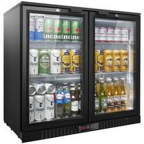 COTLIN 36" Under Counter Beverage Refrigerator, 7.4 Cu.Ft Freestanding Commercial Cooler Fridge with LCD Touch Panel & Air Cooling System, 2025 Upgraded