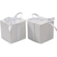 thumbnail image 1 of COTOPHER 100pcs Small Gift Boxes, Favor Boxes 2x2x2 inches Paper Gift Boxes with Ribbons Candy Box for Wedding Favors Baby Shower Bridal Shower Birthday Party (White), 1 of 7