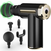 COTSOCO MASSAGE GUN DEEP TISSUE FOR PAIN RELIEF 4 MASSAGE HEADS 6 SPEEDS BLACK