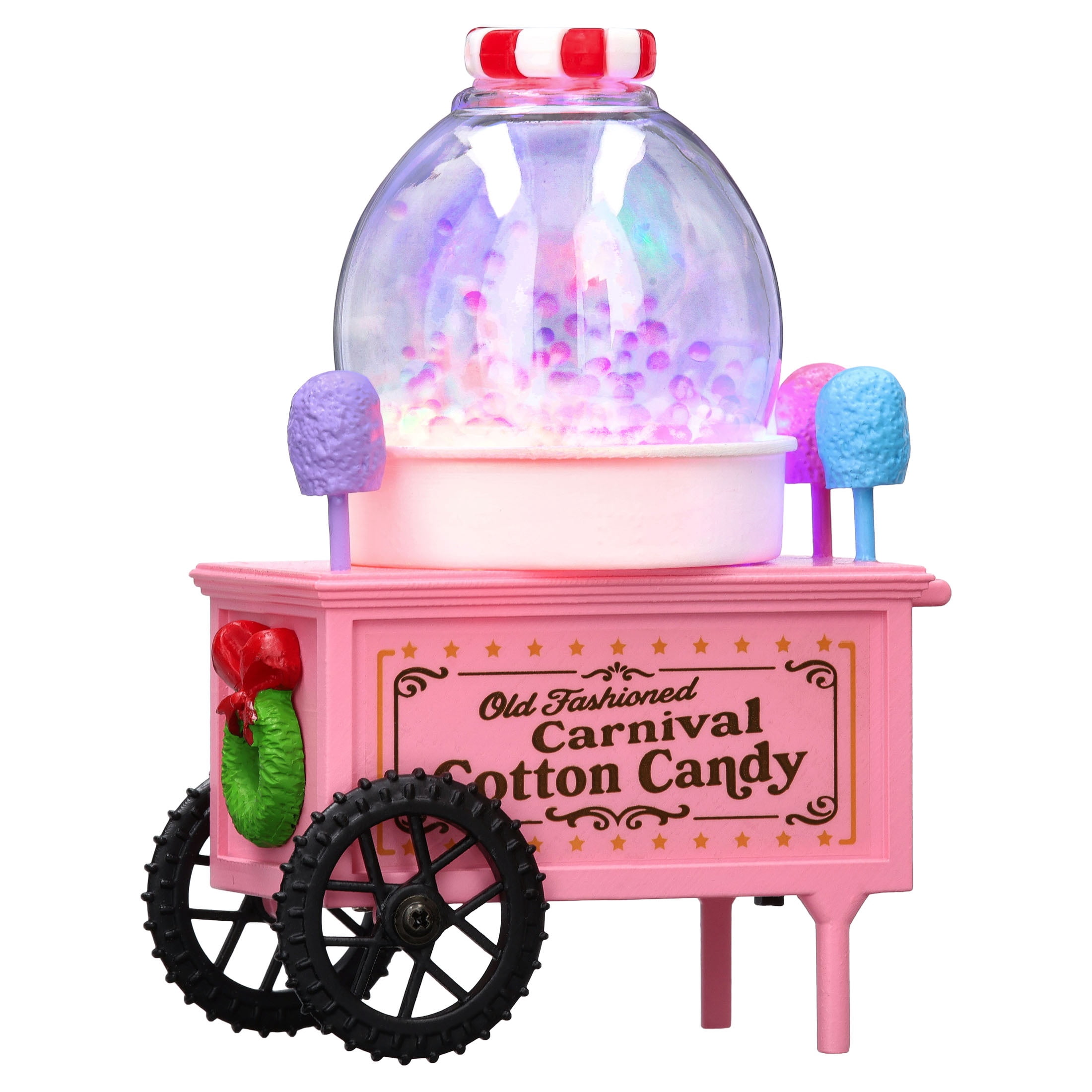 Light-Up Cotton Candy Maker Christmas Village Decoration, 5", by Holiday Time