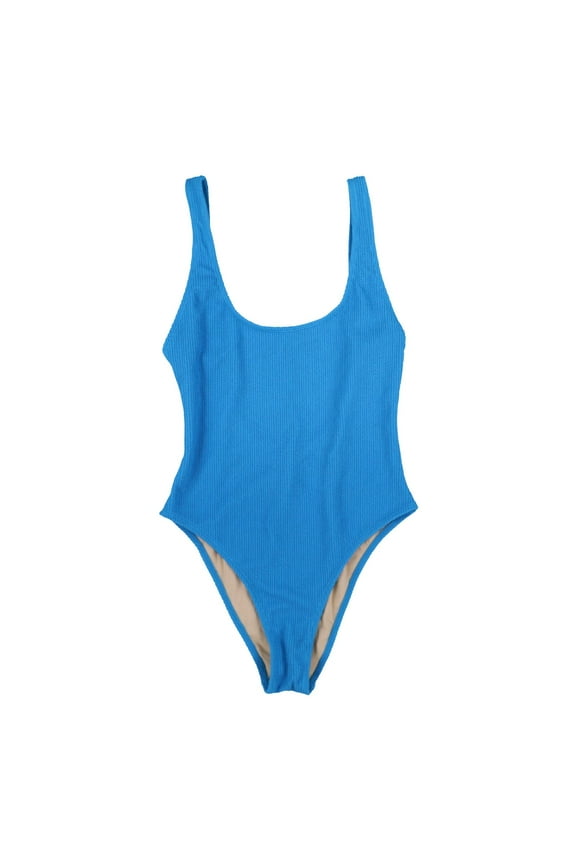 Women's Crinkle One-Piece Swimsuit, Size S