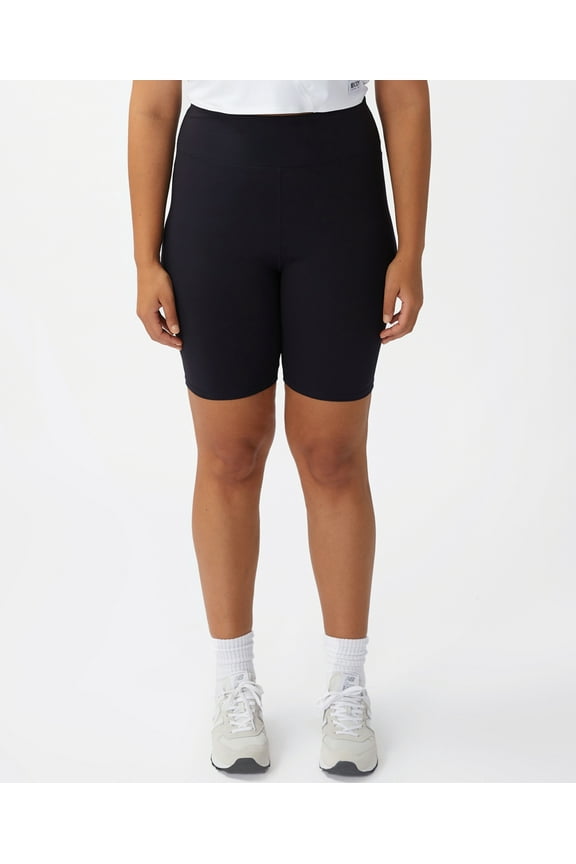 Women's Plus Size Active Gym Biker Shorts Workout Lounge Bottoms 16 24