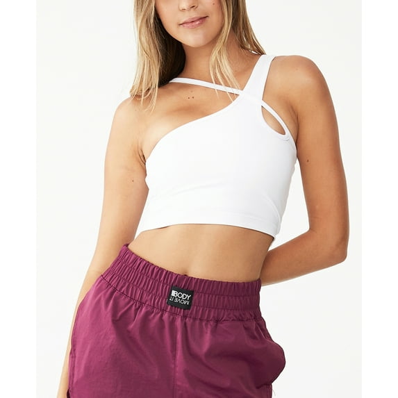 COTTON ON Women's Ultra Soft Keyhole Vestlette Top White Size X-Small