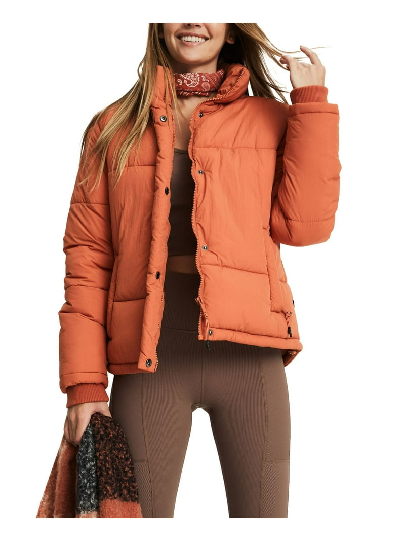 Cotton On Womens Recycled Puffer Jacket, Fleece Lined Winter Coat