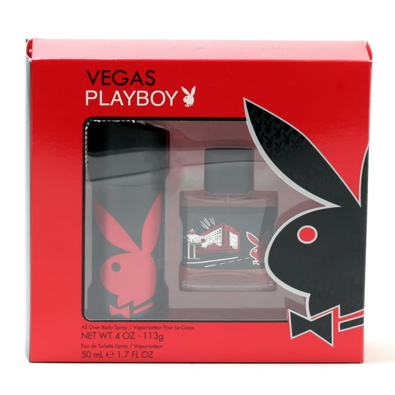 Playboy Vegas Men- 1.7 Oz Spray / 4 Oz Bs