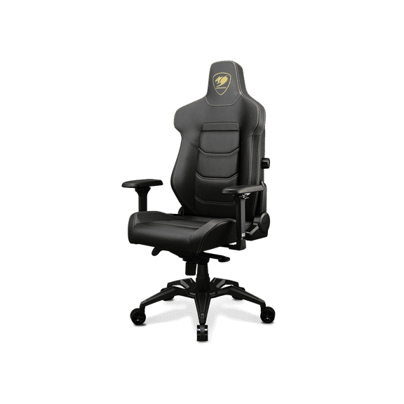 COUGAR Armor EVO Royal, Gaming Chair with Integrated 4-way Lumbar Support, Magnetic Neck Pillow, 180 Reclining, 4D Armrest