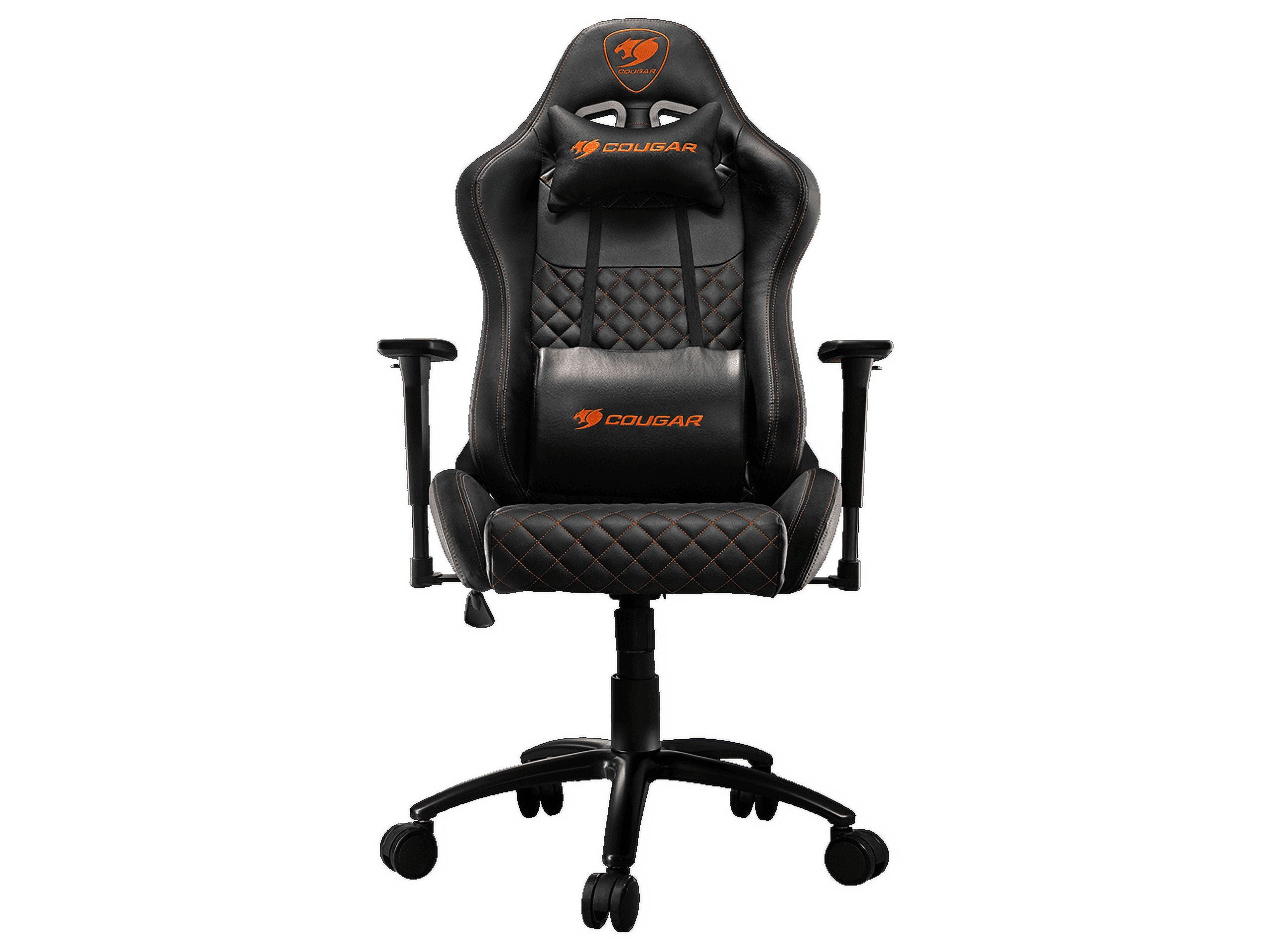 COUGAR Armor Titan Pro Royal The Flagship Gaming Chair Breathable PVC  Leather, a Premium Suede-Like Texture, 160kg Support, 170 Degree Reclining,  Black : Home & Kitchen 