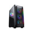 thumbnail image 1 of COUGAR MX410 Mesh-G RGB Black ATX Mid Tower Powerful and Compact Mid-Tower Case with Mesh Front Panel and Tempered Glass Built-in 4 RGB Fan, 1 of 10
