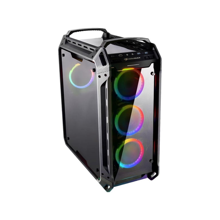 COUGAR Panzer Evo RGB Black Steel ATX Full Tower RGB LED Gaming 