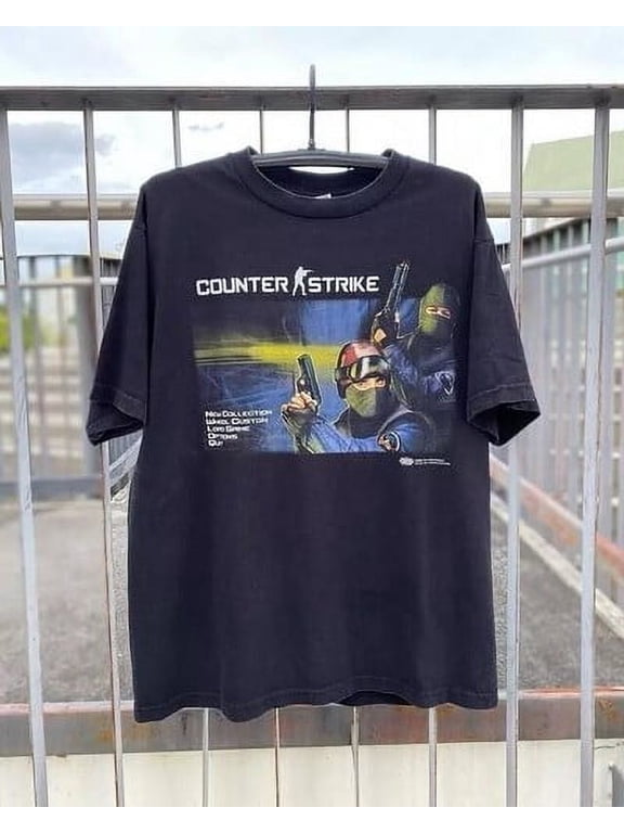 COUNTERSTRIKE 1 6 1999 PROMO VINTAGE WASHED BLACK T-SHIRT