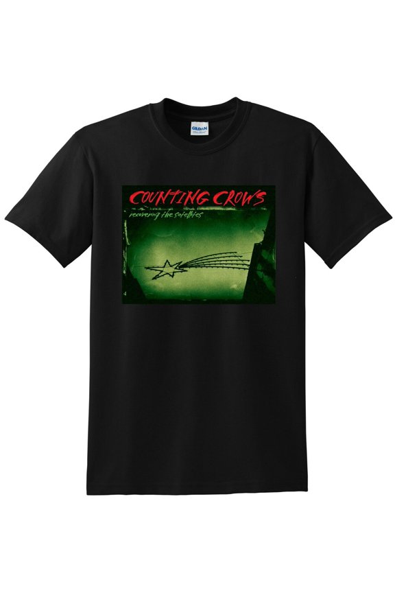 COUNTING CROWS T SHIRT recovering the satellites vinyl cover SMALL MEDIUM L XL