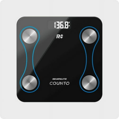 COUNTO Smart Scale- Digital Scale Measuring Body Parameters| Smart Bluetooth Body Fat Measurement Device, Body Composition Monitor with Smart App| Bathroom Scales Accurate for Bmi Muscle