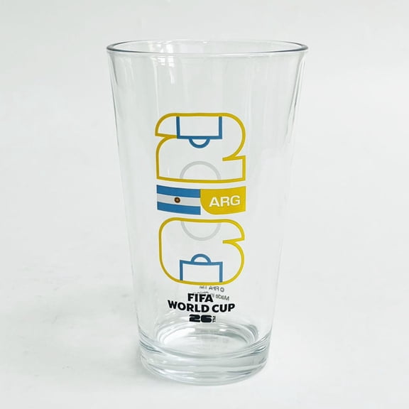 FIFA World Cup 2026 Soccer 16oz Country Mixing Glass - Argentina