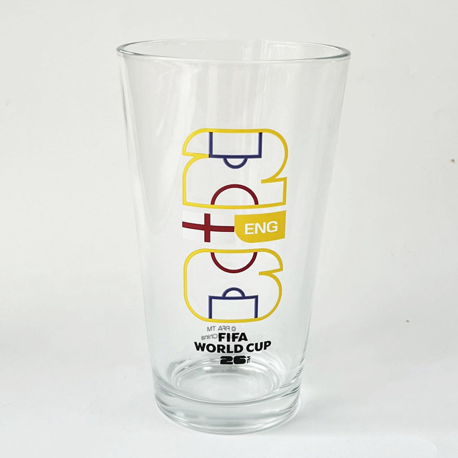 FIFA World Cup 2026 Soccer 16oz Country Mixing Glass - England