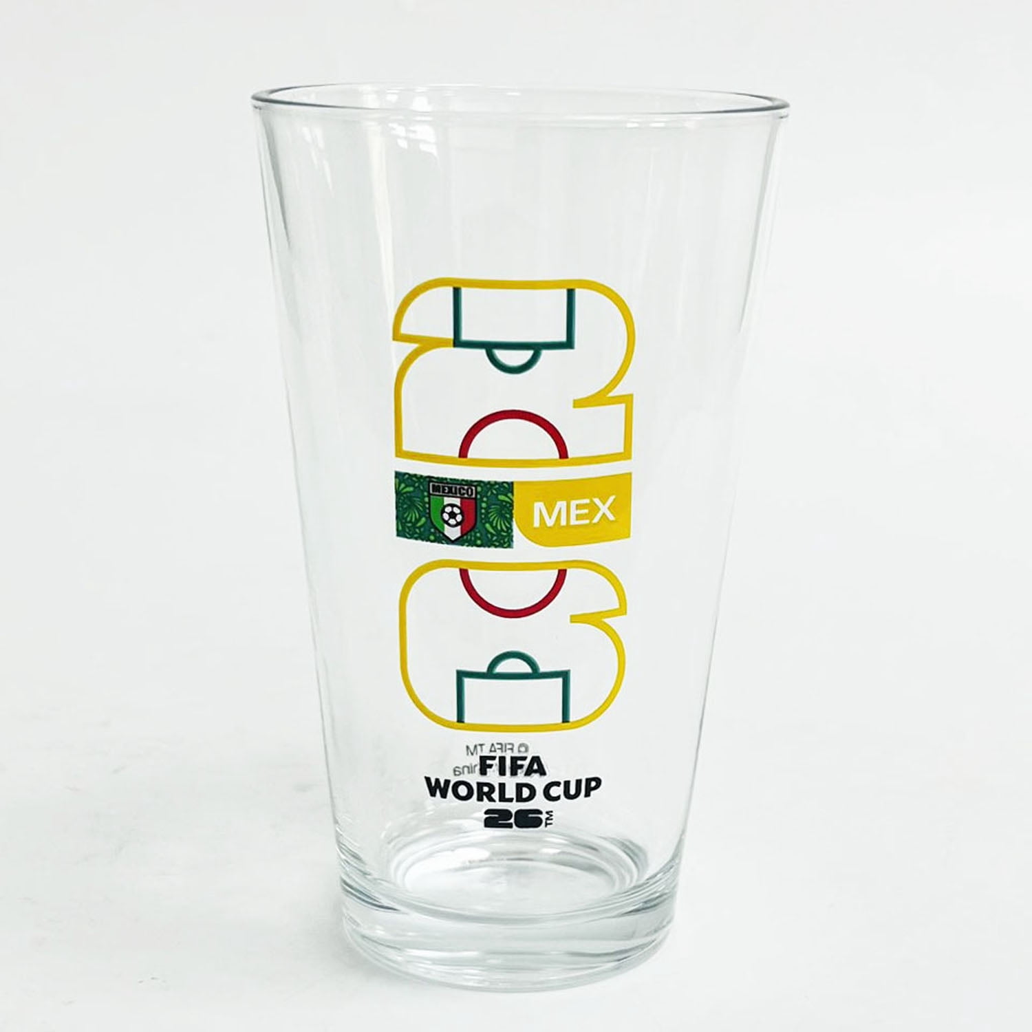 FIFA World Cup 2026 Soccer 16oz Country Mixing Glass - Mexico