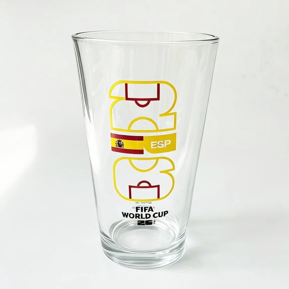 FIFA World Cup 2026 Soccer 16oz Country Mixing Glass - Spain