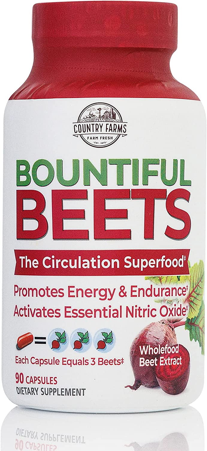 COUNTRY FARMS Bountiful Beets Capsules, Wholefood Beet Extract