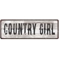 thumbnail image 1 of COUNTRY GIRL Ship Lap Look Country Chic 6x18 Metal Sign Wall Decor 206180044139, 1 of 1