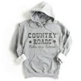 thumbnail image 1 of COUNTRY ROAD TAKE ME HOME Graphic Unisex Fleece Hooded Sweatshirt, 1 of 10