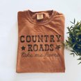 thumbnail image 1 of COUNTRY ROADS TAKE ME HOME Garment Dyed Graphic T-Shirt, 1 of 9