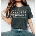 thumbnail image 1 of COUNTRY ROADS TAKE ME HOME Garment Dyed Graphic T-Shirt, 1 of 9