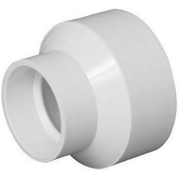 Charlotte Pipe PVC DWV Coupling - 3 In. Height - 1.5x3, Multicolor