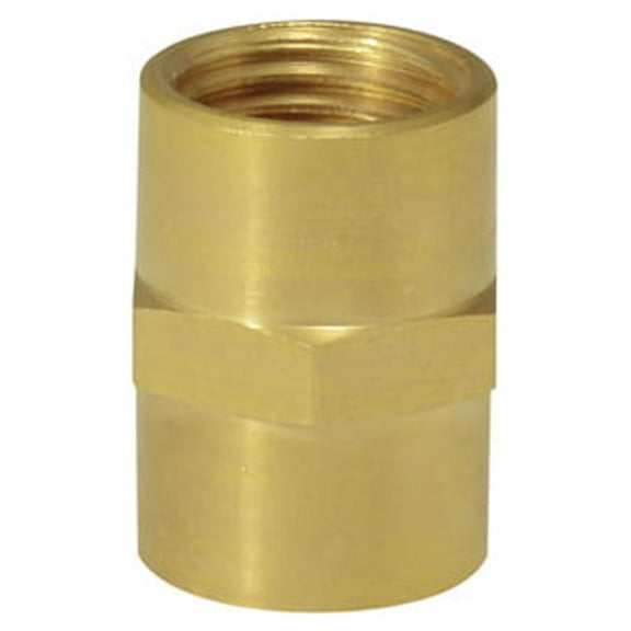 COUPLER, 1/4" NPT F BRASS