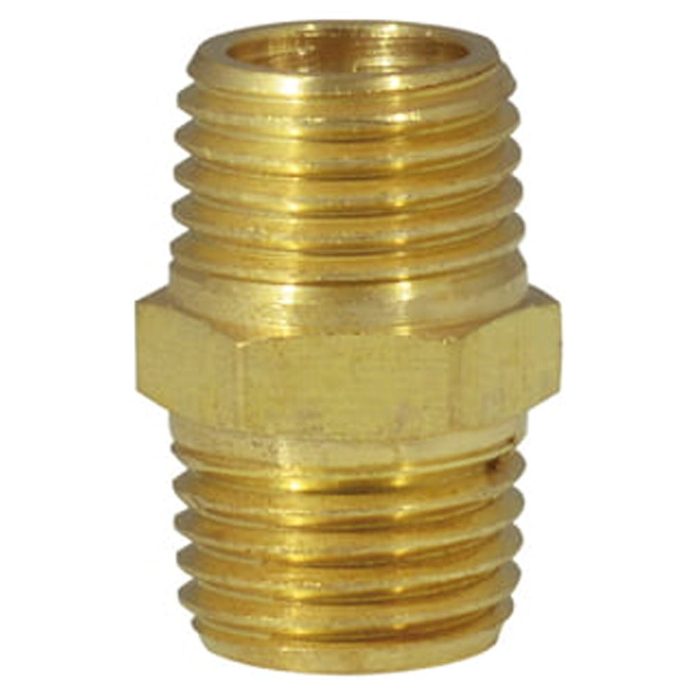COUPLER, 1/4" NPT M BRASS