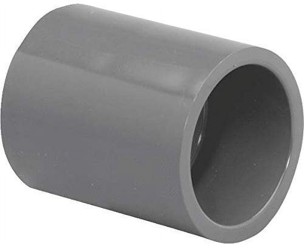 うめこ Genova Products Coupling PVC SCH80 - 1/2 In. Slip X 1/2 In. Slip