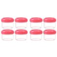 thumbnail image 1 of COURAGEDG 8PCS Mini Clear Jars With Leakproof Lids Round Clear Container 35ml Refillable Storage Containers For Home And Kitchen Reusable Snack Container Kitchen Organizers for Pantry, 1 of 4
