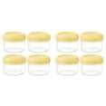 thumbnail image 1 of COURAGEDG 8PCS Mini Clear Jars With Leakproof Lids Round Clear Container 35ml Refillable Storage Containers For Home And Kitchen Small Glass Containers with Lids Silicone Wax Container, 1 of 3