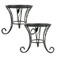 thumbnail image 1 of COURAGEDG Mini Table Top Flower Stand Flower Pot Stand Functional Art Succulent Flower Stand 2PCS Metal Flower Indoor Flower, 1 of 8