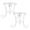 thumbnail image 1 of COURAGEDG Mini Table Top Flower Stand Flower Pot Stand Functional Art Succulent Flower Stand 2PCS Shelving for Retail Store Vases for Flowers Large, 1 of 8