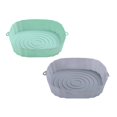 thumbnail image 1 of COURAGEDG Silicone Accessories Cake Pan Round Heat Insulation Mat Tray Fryer Liners Large Cooking Sheets for Oven Nonstick Wi Cooking Grates, 1 of 8