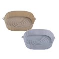 thumbnail image 1 of COURAGEDG Silicone Accessories Cake Pan Round Heat Insulation Mat Tray Fryer Liners Silicone Baking Pan Flat Cookie Sheet No Edges Non, 1 of 8