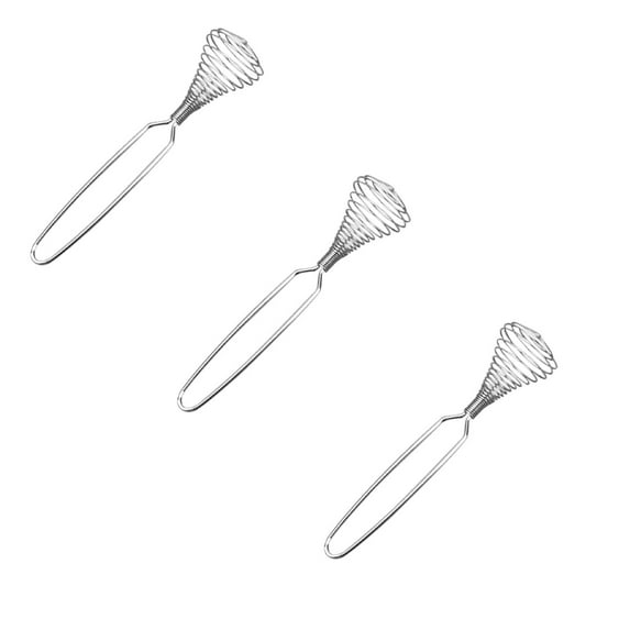 COURAGEDG Stainless Steel Manual Egg Beater Baking Stick Kitchen Tool Spring Head Egg Beater 3PCS Kitchen Aid Mixer Hand Sliding Mixer Mat