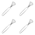 thumbnail image 1 of COURAGEDG Stainless Steel Manual Egg Beater Baking Stick Kitchen Tool Spring Head Egg Beater 4PCS Hand Whisker Cooking Stainless, 1 of 8