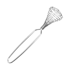 COURAGEDG Stainless Steel Manual Egg Beater Baking Stick Kitchen Tool Spring Head Egg Beater Stir Whip Kitchen Mixer Hand