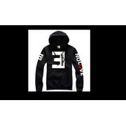 COUTEXYI New Items Mens Fleece Hoodies Eminem Printed Pullover Sweatshirt Sportwear