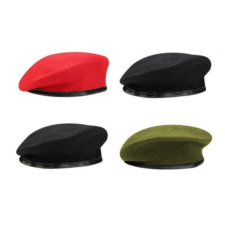 COUTEXYI Winter Unisex Military Army Soldier Hat Wool Men Women Adjustable Cap