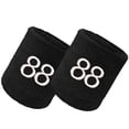 thumbnail image 1 of COUVER Embroidered White Number 88 Black 3 Inch Terry Cotton Athletic Wristbands 1 Pair (Mens), 1 of 7