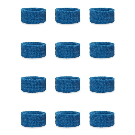 COUVER Kids Children 1 Inch - Solid/Plain Cotton Terry Cloth Wristband (12 Pieces)