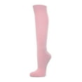 thumbnail image 1 of COUVER Pink Breast Cancer Awareness Sports Knee Socks, Plain, Light Pink, Large, 1 Pair, 1 of 8