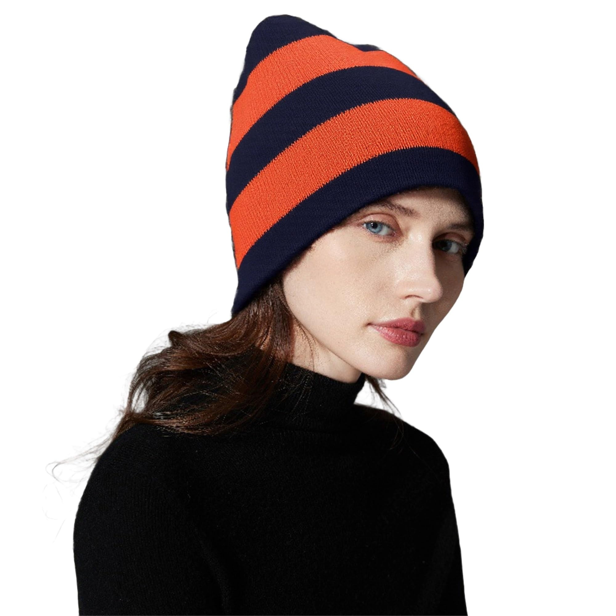 Grantop Classic Beanie, Cappello Invernale Unisex A Doppio Strato Con Pompon, Taglia Unica, Nero