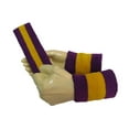 thumbnail image 1 of COUVER Sweatband Set Sports Headband Wristband Set Terry Cloth Moisture Wicking Sweat Absorbing Wrist Sweatbands Head Sweatband, Golden Yellow/Purple, 1 of 8