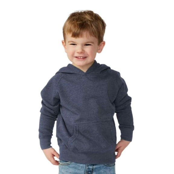 COUVER Toddler Special Blend Raglan Hooded Sweatshirt , Midnight Navy, 4T, 1 Piece