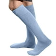 thumbnail image 1 of COUVER Toe, Sole & Heel Cushioned Adult/Youth Athletic Hockey, Softball, Volleyball, Lacrosse, Any Sports Knee High Socks, Carolina BLUE, Small, 1 of 7