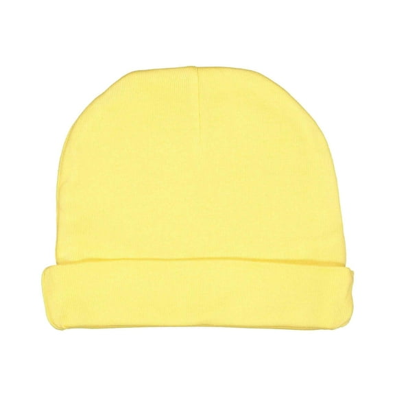 COUVER Unisex Soft Cotton Infant Newborn Baby Beanie, Butter, One Size, 1 Piece