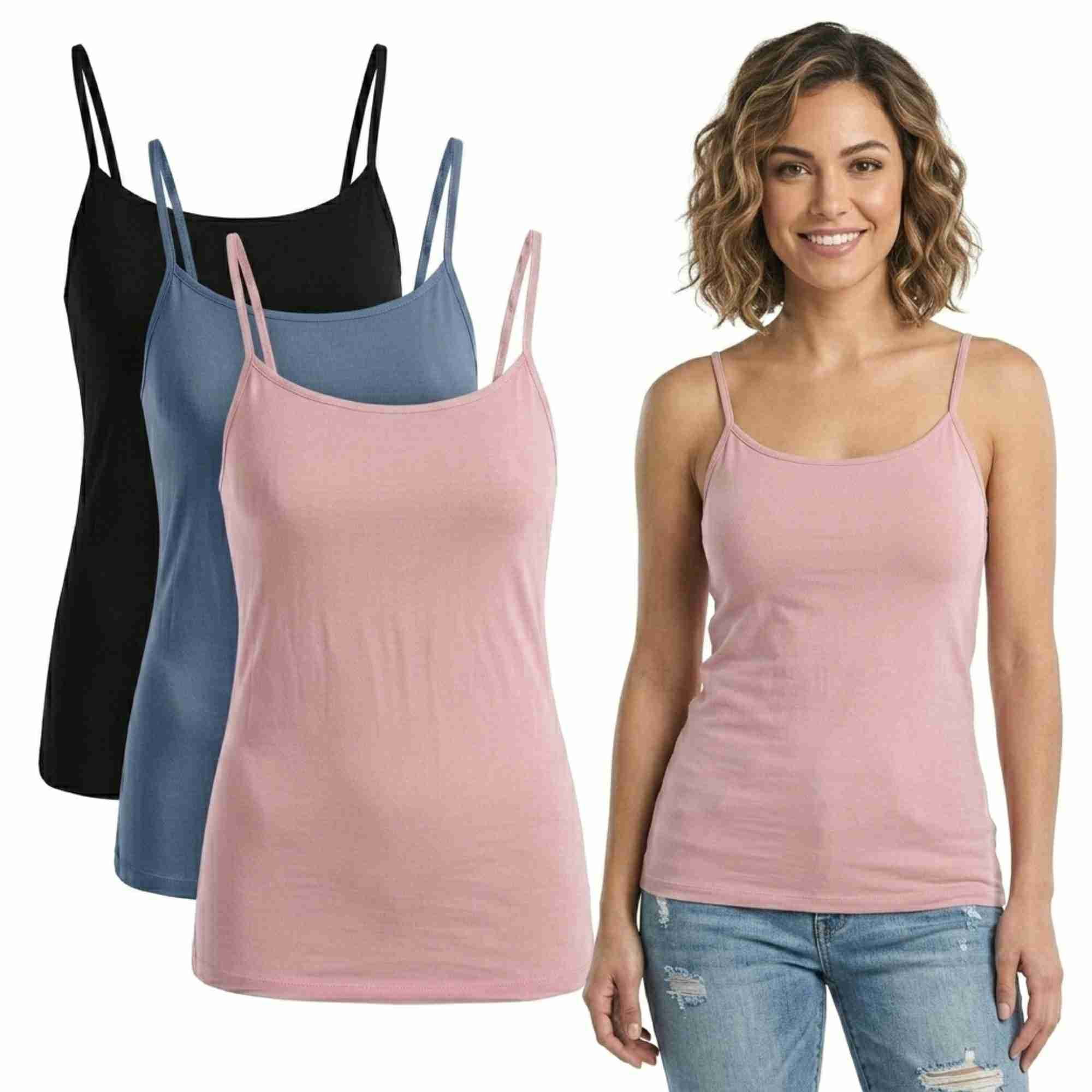 COUVER Women's Adjustable Spaghetti Strap Camisole Top Burgundy 1