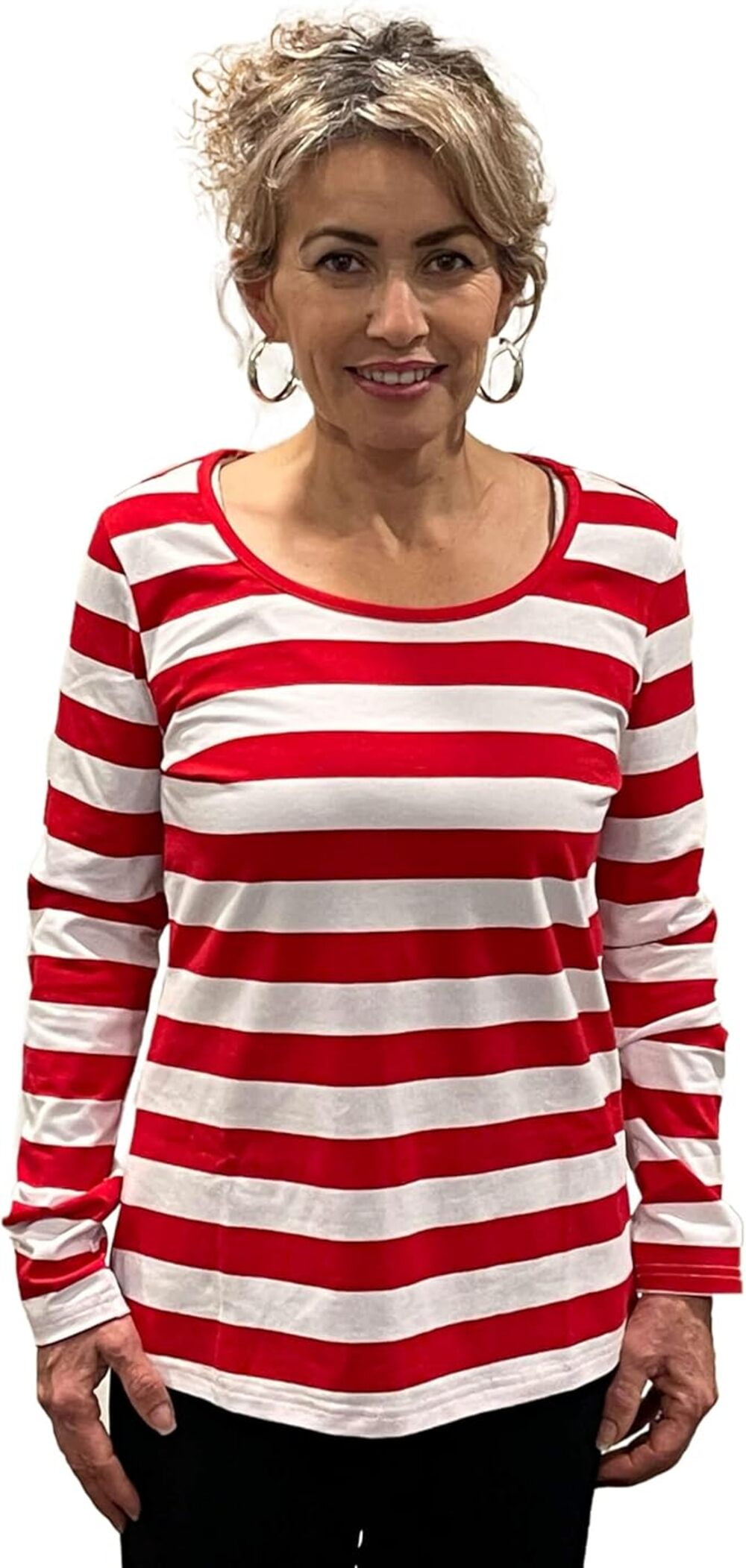 Rwb Centre Back Stripe Classic Round Collar Shirt Women main image 1